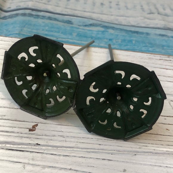 Receipt Spike - Etsy 2 X Vintage Cast Iron Holder Receipts Bill Paper